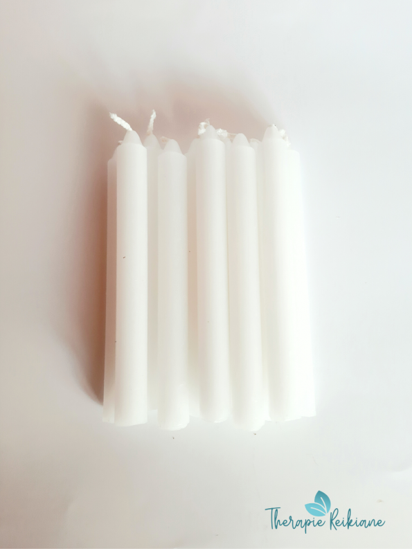 20 velas brancas