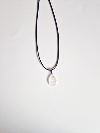 Colar Lágrima Quartz de Cristal
