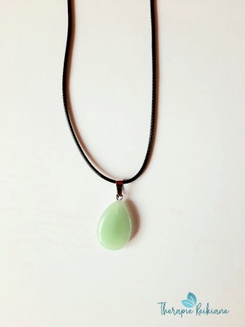 Colar Lágrima Crisopasio Calcidonia