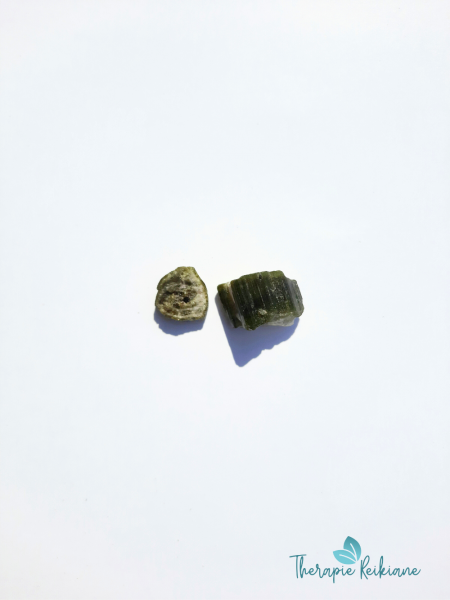 Pedra Turmanila Verde Pequena x2