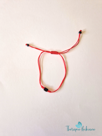 Pulseira de nós com pedra de azeviche (113107)